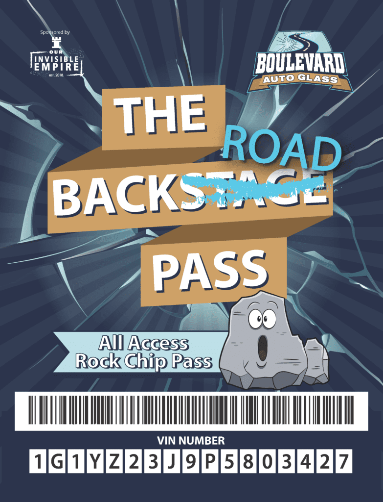 Boulevard Auto Glass backroad pass for saving money on Calgary rock chip repairs and windshield crack repairs